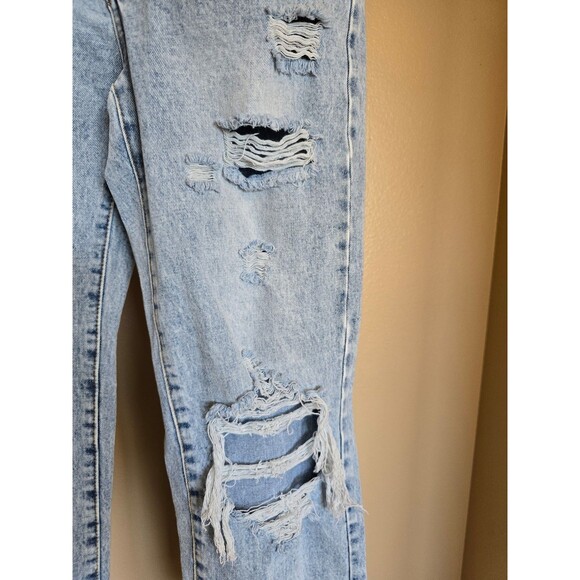 Shein holey denim jeans women's size xs - Picture 3 of 7